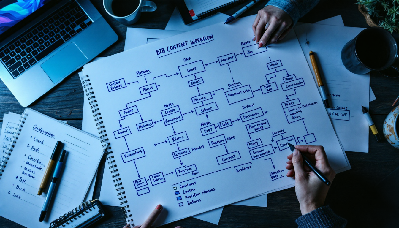 B2B-Content-Workflow: So optimieren Sie Ihre Content-Prozesse für messbare Ergebnisse
