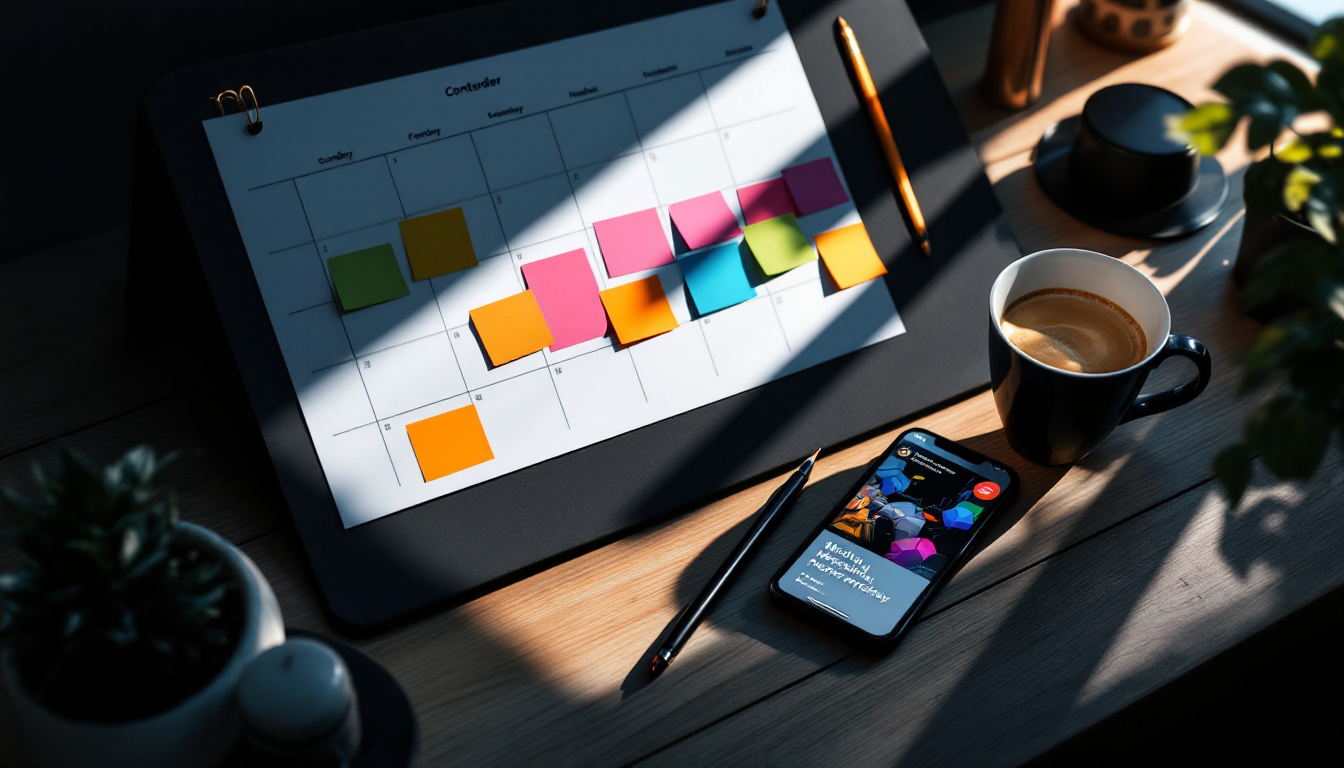 Content-Kalender erstellen: Social Media vorausplanen